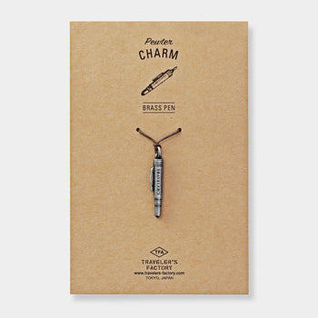 Limited TF Pewter Charm and Brass Tag – TRAVELER'S COMPANY USA