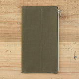 TF Paper Cloth Zipper Case Olive