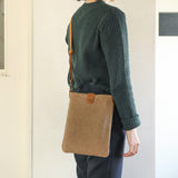 TF Canvas Shoulder Bag S Beige