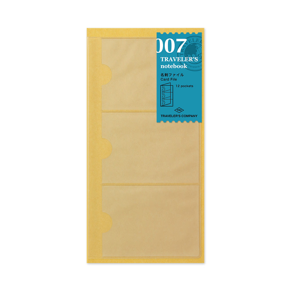 TRAVELER'S notebook 007 Card File | Regular Size TRAVELER'S notebook 007 Card File | Regular Size