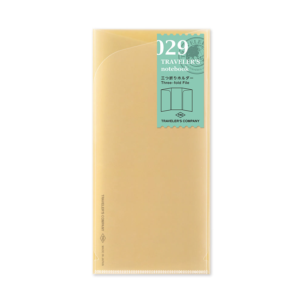 TRAVELER'S notebook 029 Three-Fold File | Regular Size TRAVELER'S notebook 029 Three-Fold File | Regular Size