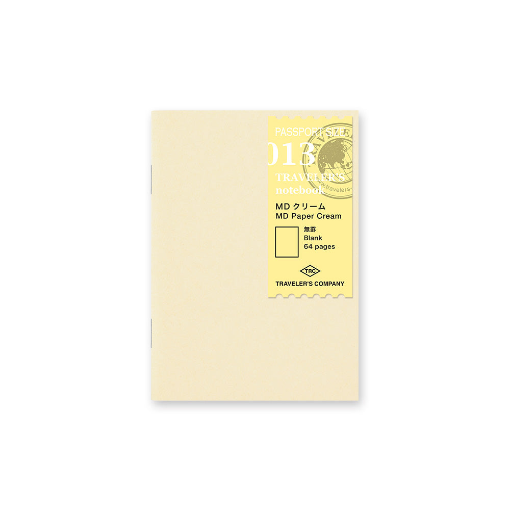 TRAVELER'S notebook 013 MD Paper Cream | Passport Size
