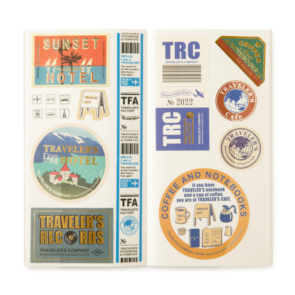 TRAVELER'S COMPANY  Passport Size Sticker Release Paper – KuboandLucy  Stationery Co