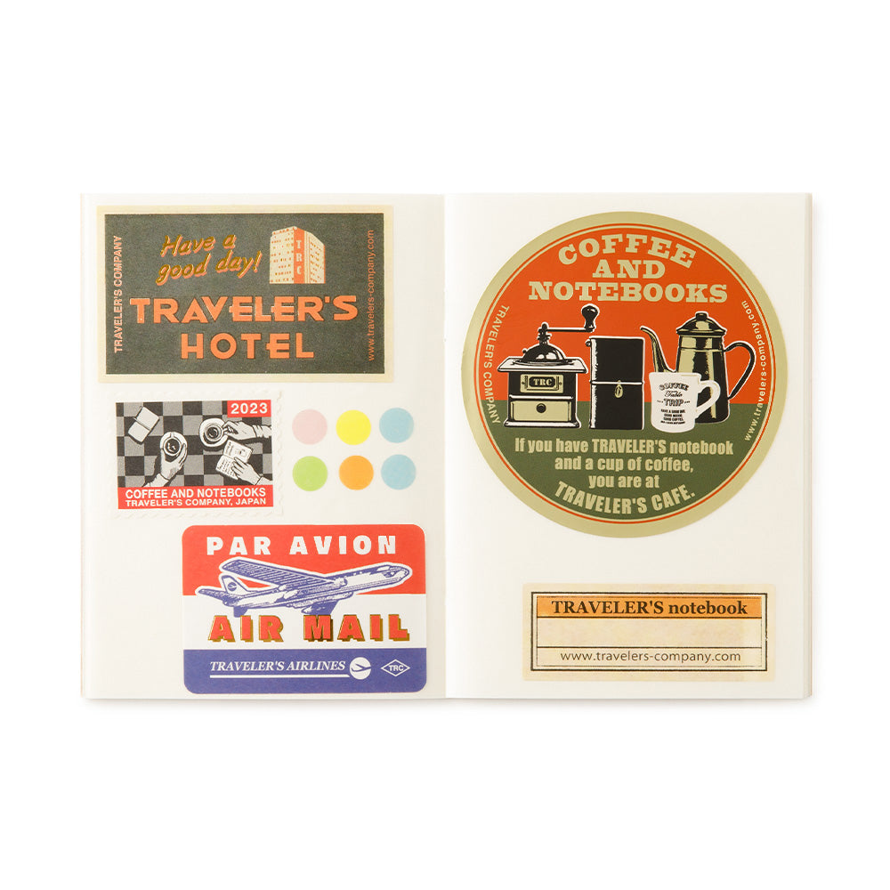 TRAVELER'S Notebook Refill: 032 and P17 Sticker Release Paper - The Paper  Seahorse