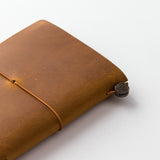 TRAVELER'S COMPANY Accessories- Leather Pen Holder in Camel — Two