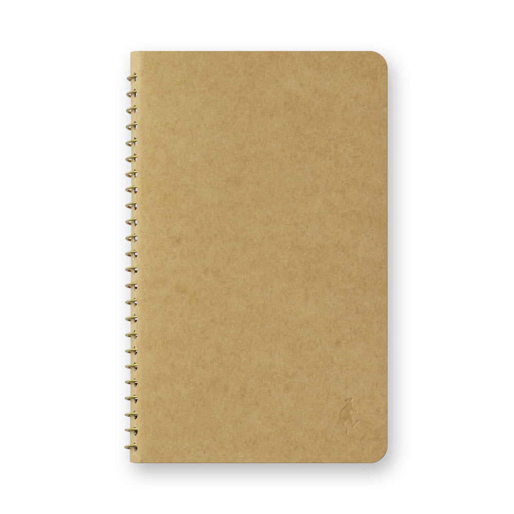 Traveler's Company Blank Spiral Notebook (White Paper) - 2 size options -  A6 Slim