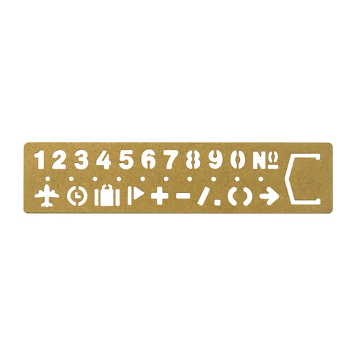 Etching Metal Brass Journal Banners Bookmark Stencil,brass Bookmark  Template Stencil Letters and Numbers,tibetara®,15,1 Pc/lot-10190150 