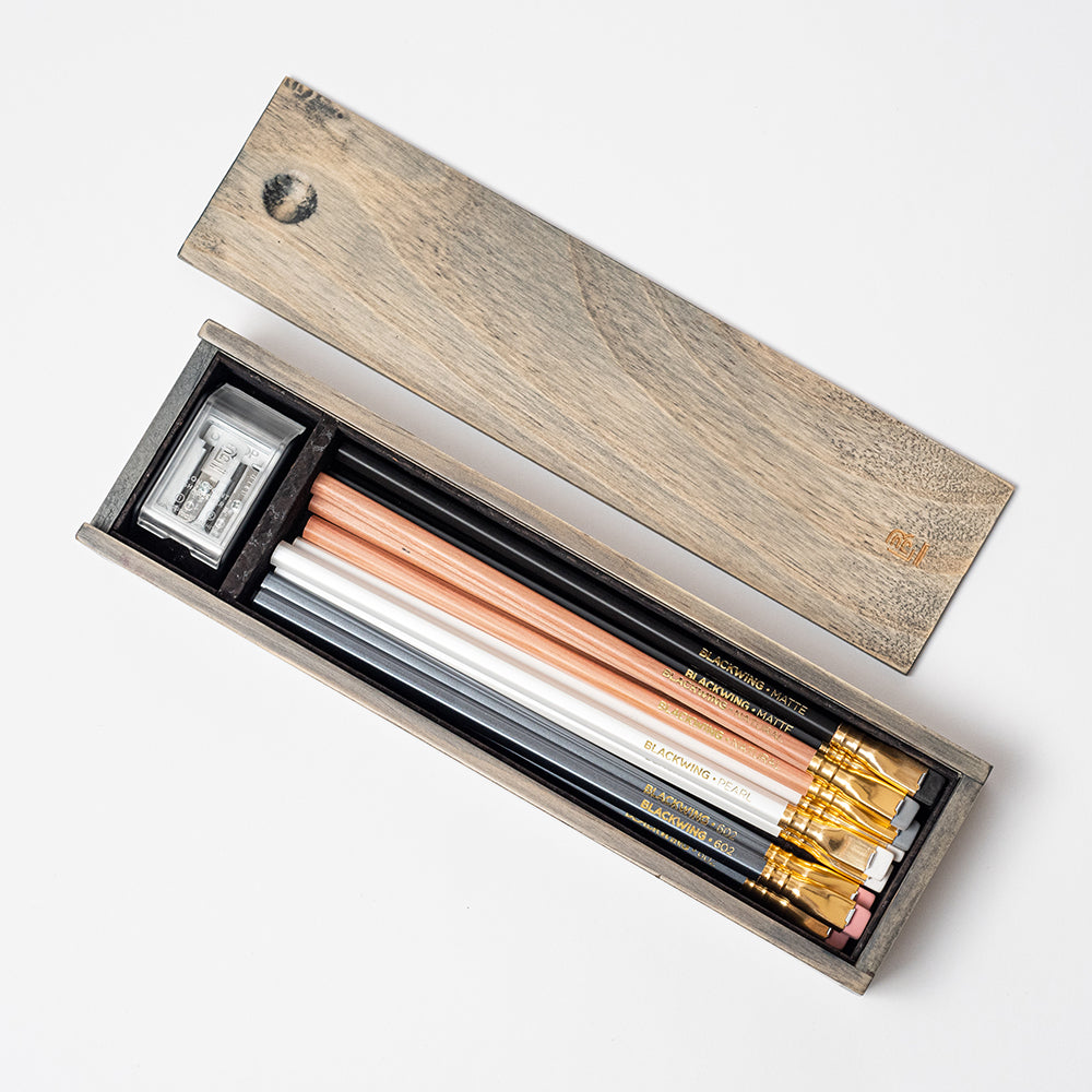 Ninja Pencils: Set of 12 black wood pencils.