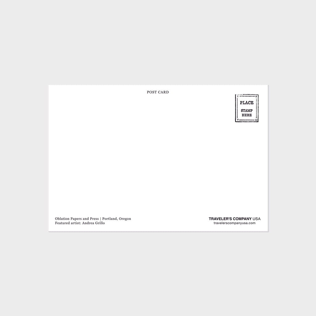 TRC USA Partner Shop Postcard - Andrea Grillo and Oblation Papers and Press