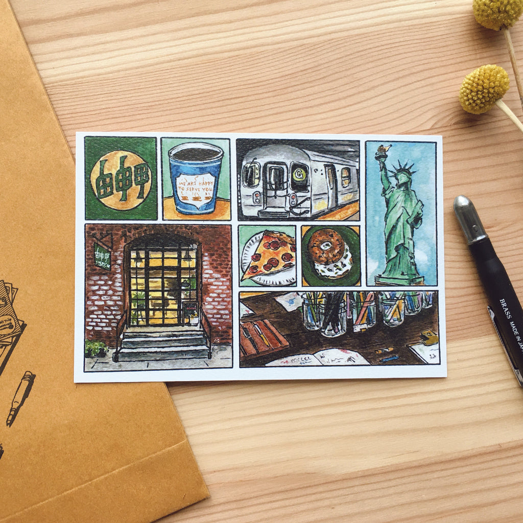 TRC USA Partner Shop Postcard - Meagan Dew and Yoseka Stationery